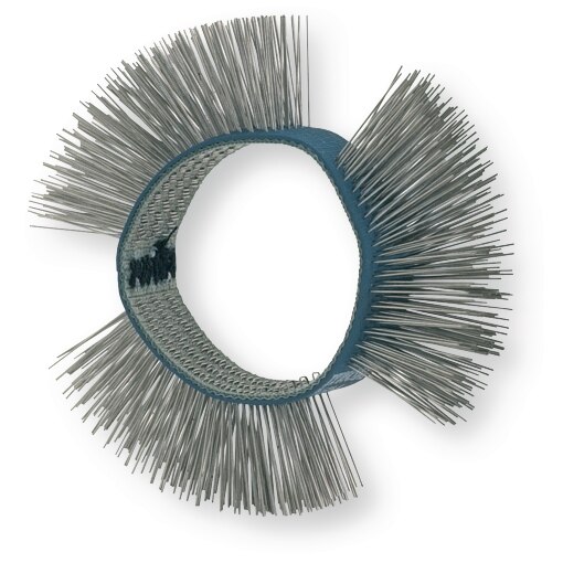 Brosse fil inox droit fin 